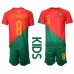 Billige Portugal Bruno Fernandes #8 Børnetøj Hjemmebanetrøje til baby VM 2022 Kortærmet (+ korte bukser)